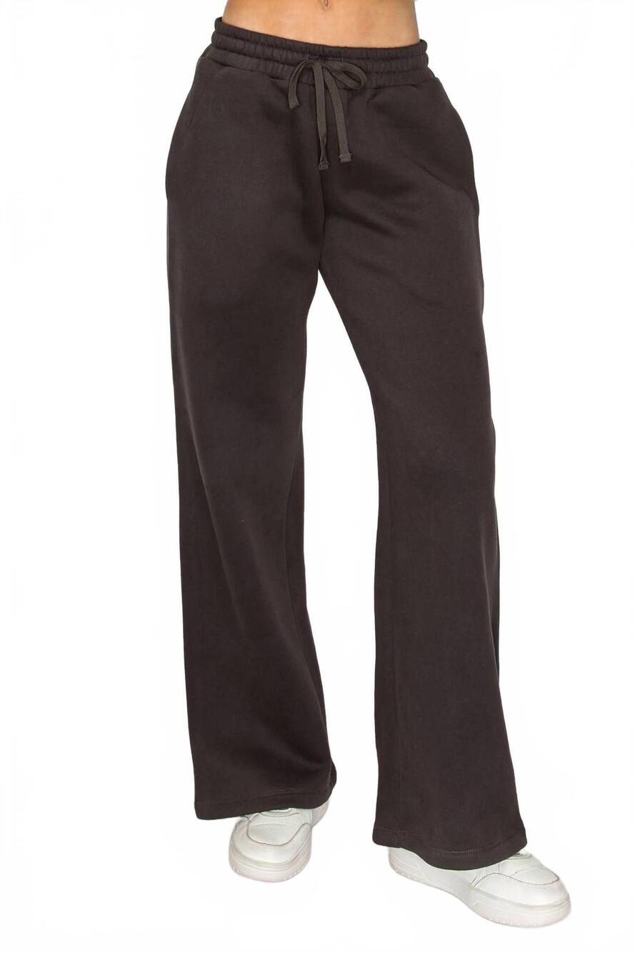 NEW KNIT RIOT glide track pants in charcoal